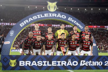Rio de Janeiro, Rio de Janeiro, Brezilya - 20 Temmuz 2025. Flamengo x Fluminense Maracana Stadyumu.                           