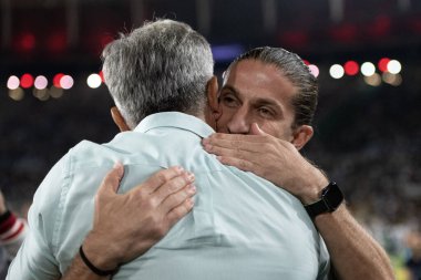 Rio de Janeiro, Rio de Janeiro, Brezilya - 20 Temmuz 2025. Flamengo x Fluminense Maracana Stadyumu.                           