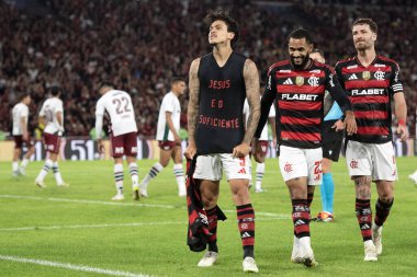 Rio de Janeiro, Rio de Janeiro, Brezilya - 20 Temmuz 2025. Flamengo x Fluminense Maracana Stadyumu.                           