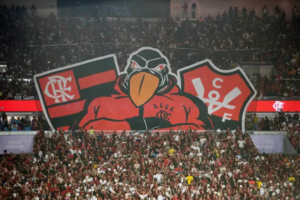 Rio de Janeiro, Rio de Janeiro, Brezilya - 20 Temmuz 2025. Flamengo x Fluminense Maracana Stadyumu.                           