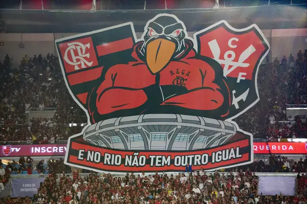 Rio de Janeiro, Rio de Janeiro, Brezilya - 20 Temmuz 2025. Flamengo x Fluminense Maracana Stadyumu.                           