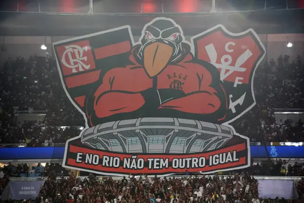 Rio de Janeiro, Rio de Janeiro, Brezilya - 20 Temmuz 2025. Flamengo x Fluminense Maracana Stadyumu.                           