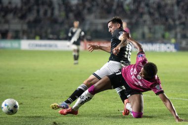 Rio de Janeiro, Rio de Janeiro, Brezilya - 22 Temmuz 2025. Güney Amerika Kupası için Sao Januario stadyumunda Vasco x Independiente del Valle.                    