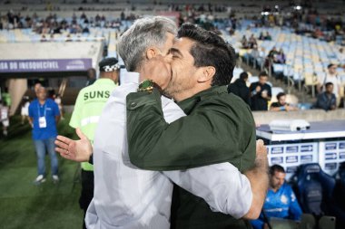 Rio de Janeiro, Rio de Janeiro, Brezilya - 23 Temmuz 2025. Fluminense x Palmeiras Maracana Stadyumu.                        