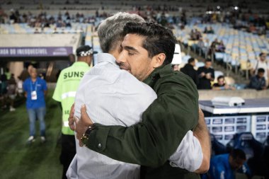 Rio de Janeiro, Rio de Janeiro, Brezilya - 23 Temmuz 2025. Fluminense x Palmeiras Maracana Stadyumu.                        