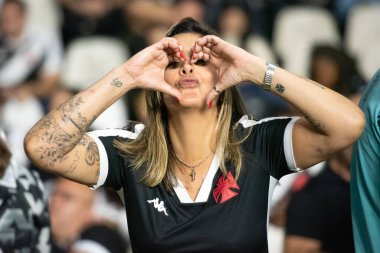 Rio de Janeiro, Rio de Janeiro, Brezilya - 22 Temmuz 2025. Güney Amerika Kupası için Sao Januario stadyumunda Vasco x Independiente del Valle.                    