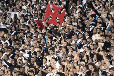 Rio de Janeiro, Rio de Janeiro, Brezilya - 22 Temmuz 2025. Güney Amerika Kupası için Sao Januario stadyumunda Vasco x Independiente del Valle.                    