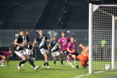 Rio de Janeiro, Rio de Janeiro, Brezilya - 22 Temmuz 2025. Güney Amerika Kupası için Sao Januario stadyumunda Vasco x Independiente del Valle.                    