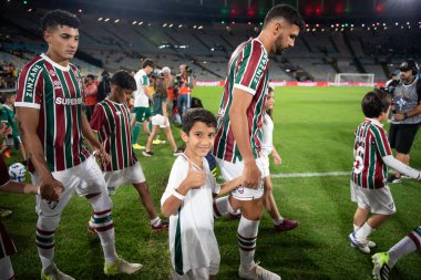 Rio de Janeiro, Rio de Janeiro, Brezilya - 23 Temmuz 2025. Fluminense x Palmeiras Maracana Stadyumu.                        