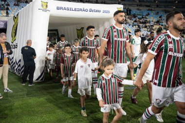 Rio de Janeiro, Rio de Janeiro, Brezilya - 23 Temmuz 2025. Fluminense x Palmeiras Maracana Stadyumu.                        