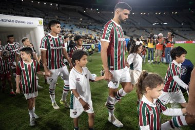 Rio de Janeiro, Rio de Janeiro, Brezilya - 23 Temmuz 2025. Fluminense x Palmeiras Maracana Stadyumu.                        