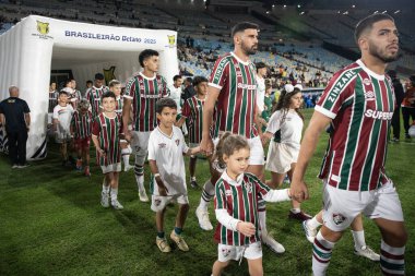 Rio de Janeiro, Rio de Janeiro, Brezilya - 23 Temmuz 2025. Fluminense x Palmeiras Maracana Stadyumu.                        