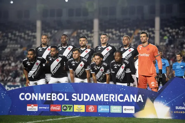Rio de Janeiro, Rio de Janeiro, Brezilya - 22 Temmuz 2025. Güney Amerika Kupası için Sao Januario stadyumunda Vasco x Independiente del Valle.                    