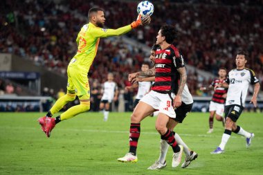 Rio de Janeiro, Rio de Janeiro, Brezilya - 27 Temmuz 2025. Flamengo x Atletico MG Maracana stadyumunda.                  