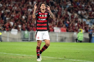 Rio de Janeiro, Rio de Janeiro, Brezilya - 27 Temmuz 2025. Flamengo x Atletico MG Maracana stadyumunda.                  