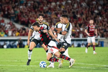 Rio de Janeiro, Rio de Janeiro, Brezilya - 27 Temmuz 2025. Flamengo x Atletico MG Maracana stadyumunda.                  