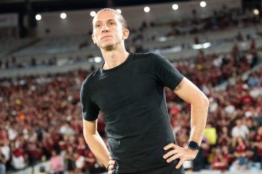 Rio de Janeiro, Rio de Janeiro, Brezilya - 27 Temmuz 2025. Flamengo x Atletico MG Maracana stadyumunda.                  