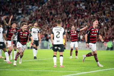 Rio de Janeiro, Rio de Janeiro, Brezilya - 27 Temmuz 2025. Flamengo x Atletico MG Maracana stadyumunda.                  