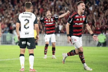 Rio de Janeiro, Rio de Janeiro, Brezilya - 27 Temmuz 2025. Flamengo x Atletico MG Maracana stadyumunda.                  