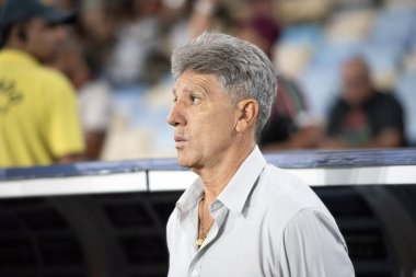 Rio de Janeiro (RJ), 02 / 08 / 2025 - FLUMINENSE X GREMIO - Brezilya Maracana Şampiyonası için Fluminense ve Gremio arasında maç.                   