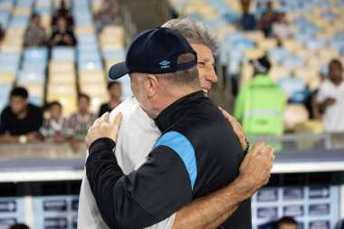 Rio de Janeiro (RJ), 02 / 08 / 2025 - FLUMINENSE X GREMIO - Brezilya Maracana Şampiyonası için Fluminense ve Gremio arasında maç.                   