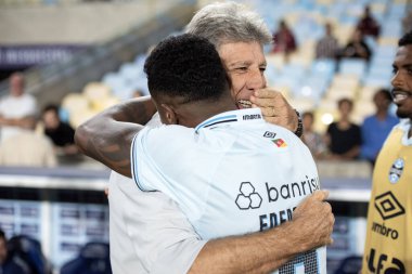Rio de Janeiro (RJ), 02 / 08 / 2025 - FLUMINENSE X GREMIO - Brezilya Maracana Şampiyonası için Fluminense ve Gremio arasında maç.                   