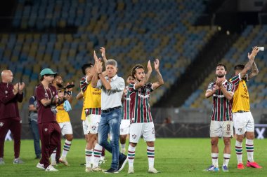 Rio de Janeiro (RJ), 02 / 08 / 2025 - FLUMINENSE X GREMIO - Brezilya Maracana Şampiyonası için Fluminense ve Gremio arasında maç.                   