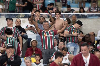 Rio de Janeiro (RJ), 02 / 08 / 2025 - FLUMINENSE X GREMIO - Brezilya Maracana Şampiyonası için Fluminense ve Gremio arasında maç.                   