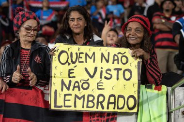 Rio de Janeiro, Rio de Janeiro, Brezilya - 09 Ağustos 2025. Maracana Stadyumunda Flamengo x Mirassol.                       
