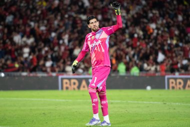 Rio de Janeiro, Rio de Janeiro, Brezilya - 09 Ağustos 2025. Maracana Stadyumunda Flamengo x Mirassol.                       