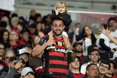 Rio de Janeiro, Rio de Janeiro, Brezilya - 09 Ağustos 2025. Maracana Stadyumunda Flamengo x Mirassol.                       