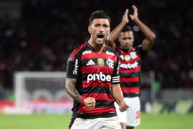 Rio de Janeiro, Rio de Janeiro, Brezilya - 09 Ağustos 2025. Maracana Stadyumunda Flamengo x Mirassol.                       