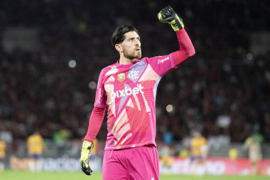Rio de Janeiro, Rio de Janeiro, Brezilya - 09 Ağustos 2025. Maracana Stadyumunda Flamengo x Mirassol.                       