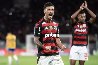 Rio de Janeiro, Rio de Janeiro, Brezilya - 09 Ağustos 2025. Maracana Stadyumunda Flamengo x Mirassol.                       