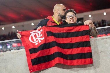 Rio de Janeiro, Rio de Janeiro, Brezilya - 09 Ağustos 2025. Maracana Stadyumunda Flamengo x Mirassol.                       