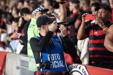 Rio de Janeiro, Rio de Janeiro, Brezilya - 09 Ağustos 2025. Maracana Stadyumunda Flamengo x Mirassol.                       