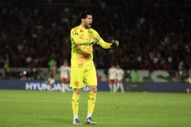 Rio de Janeiro (RJ), 13 / 08 / 2025 - FLAMENGO X INTERNACIONAL RS - Flamengo, Maracana 'daki Copa Libertadores için Uluslararası SC maçına karşı.                             