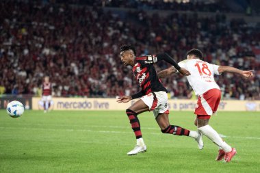 Rio de Janeiro (RJ), 13 / 08 / 2025 - FLAMENGO X INTERNACIONAL RS - Flamengo, Maracana 'daki Copa Libertadores için Uluslararası SC maçına karşı.                             