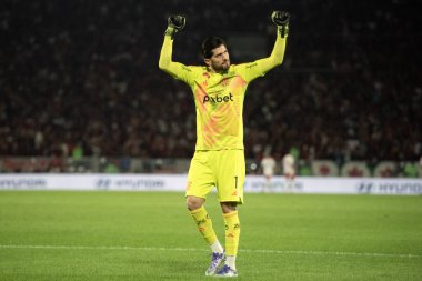 Rio de Janeiro (RJ), 13 / 08 / 2025 - FLAMENGO X INTERNACIONAL RS - Flamengo, Maracana 'daki Copa Libertadores için Uluslararası SC maçına karşı.                             