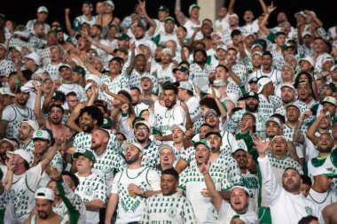 Rio de Janeiro (RJ), 17 / 08 / 2025 - BOTAFOGO X PALMEIRAS - Botafogo Palmeiras maçı Brezilya Şampiyonası için Nilton Santos Stadyumu 'nda.                     