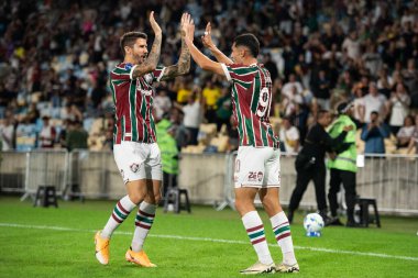 Rio de Janeiro (RJ), 19 / 08 / 2025 - FLUMINENSE X AMERICA DE CALI (COL) - Fluminense vs. America de Cali (COL) maçı Maracana Stadyumu 'nda                              