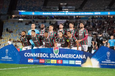 Rio de Janeiro (RJ), 19 / 08 / 2025 - FLUMINENSE X AMERICA DE CALI (COL) - Fluminense vs. America de Cali (COL) maçı Maracana Stadyumu 'nda                              