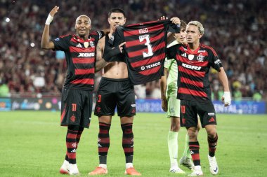 Rio de Janeiro, Rio de Janeiro, Brezilya - 23 Ağustos 2025. Flamengo x Barcelona, Maracana Stadyumu 'ndaki Kıtalararası 20..                             