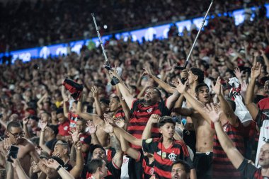 Rio de Janeiro, Rio de Janeiro, Brezilya - 23 Ağustos 2025. Flamengo x Barcelona, Maracana Stadyumu 'ndaki Kıtalararası 20..                             