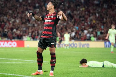 Rio de Janeiro, Rio de Janeiro, Brezilya - 23 Ağustos 2025. Flamengo x Barcelona, Maracana Stadyumu 'ndaki Kıtalararası 20..                             