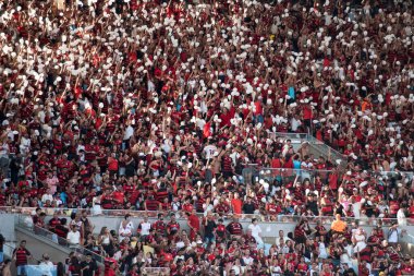 Rio de Janeiro, Rio de Janeiro, Brezilya - 23 Ağustos 2025. Flamengo x Barcelona, Maracana Stadyumu 'ndaki Kıtalararası 20..                             