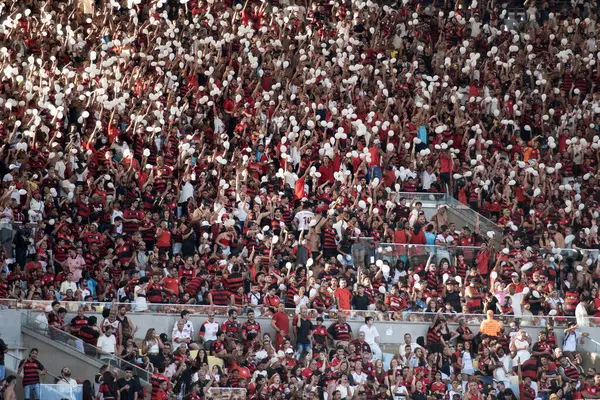 Rio de Janeiro, Rio de Janeiro, Brezilya - 23 Ağustos 2025. Flamengo x Barcelona, Maracana Stadyumu 'ndaki Kıtalararası 20..                             