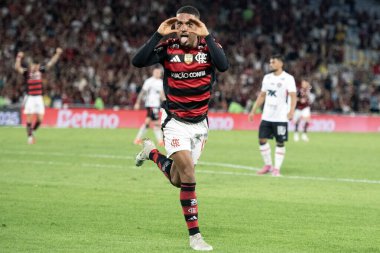 Rio de Janeiro, Rio de Janeiro, Brezilya - 25 Ağustos 2025. Maracana Stadyumunda Flamengo x Vitoria.                        
