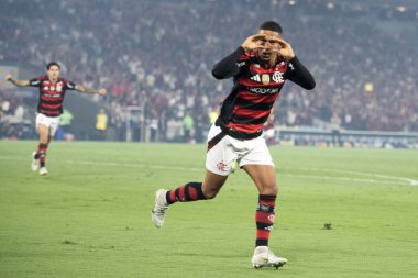 Rio de Janeiro, Rio de Janeiro, Brezilya - 25 Ağustos 2025. Maracana Stadyumunda Flamengo x Vitoria.                        
