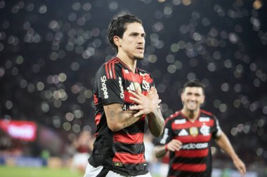 Rio de Janeiro, Rio de Janeiro, Brezilya - 25 Ağustos 2025. Maracana Stadyumunda Flamengo x Vitoria.                        